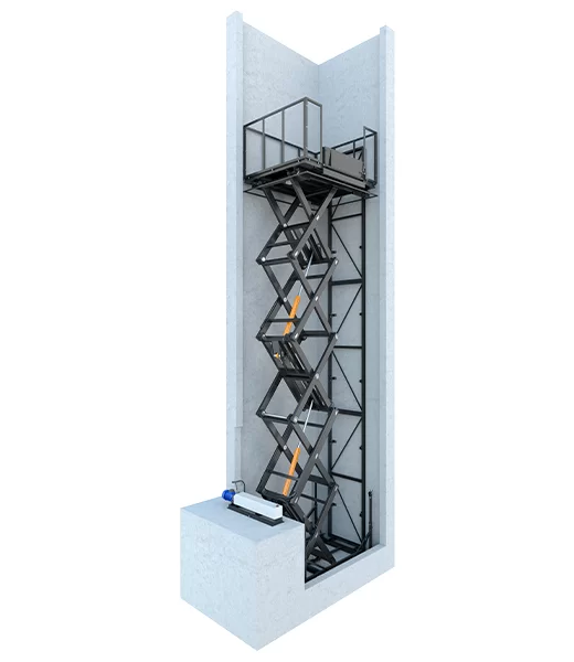 Стационарный ножничный подъемник 3000 кг, 3 м Фото в Казани